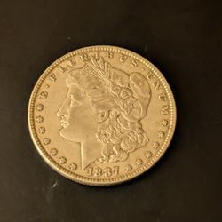 1887 Morgan Silver Dollar 90% Silver 