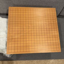 Go chess board solid wood