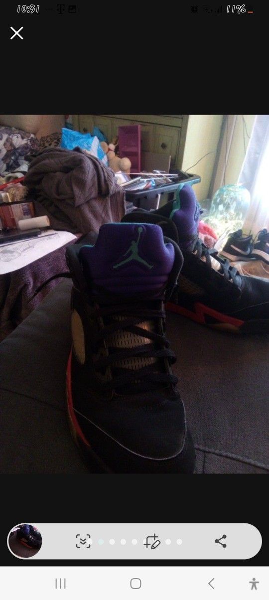 Jordans Nike Retro Metalic Purple Red
