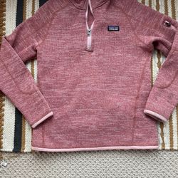 Patagonia Girls Pink Sweater Better size M