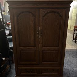 TV Armoire with DVD Drawer