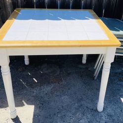 Square Top Dining Table