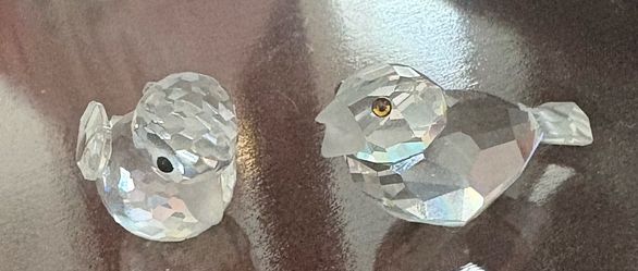 Swarovski bird figurines