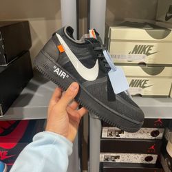 Off-White x Nike Air Force 1 Low 'Black'🔥