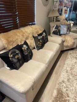 Sofa and matching chair