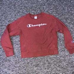 Vintage y2k orange champion hoodie 