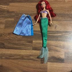 Little Mermaid Doll With Clothes 