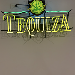 Tequiza neon beer sign