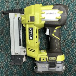 Nailer, Tools-Power Ryobi Battery Nailer No Charger