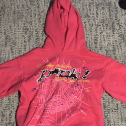 Spider Hoodie Pink