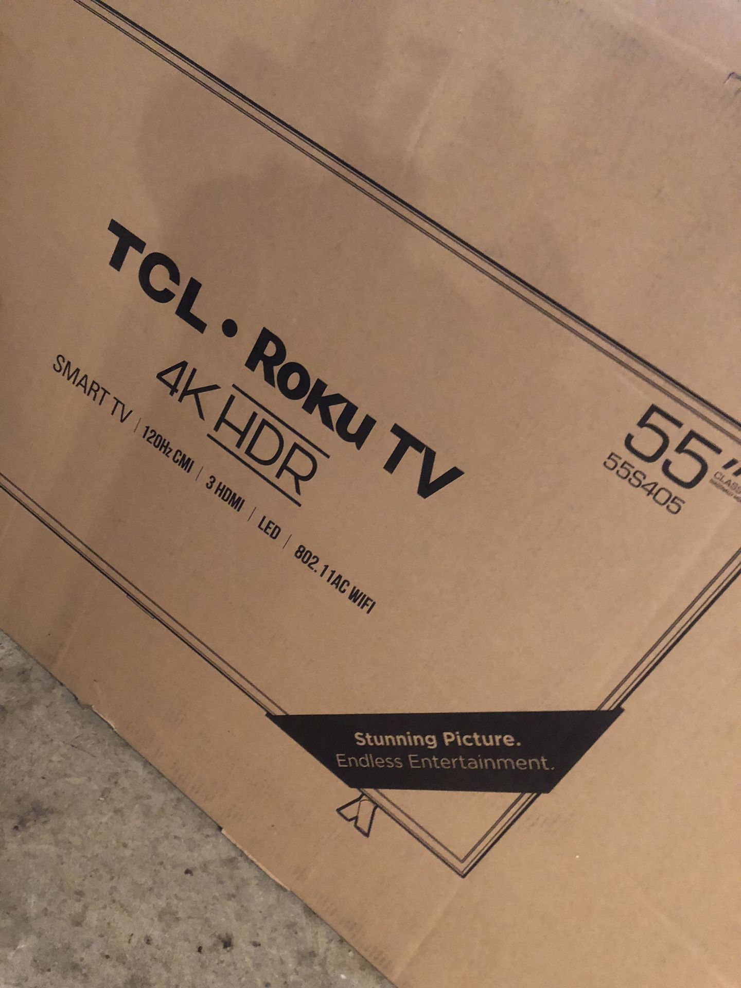 2018 NEW TCL 55 55S405 INCH 4K TV WITH 4TH GEN APPLE TV
