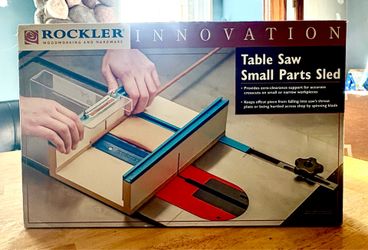 NEW Rockler Table Saw Small Parts Sled – Unopened In Box