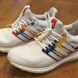 adidas/Egle Zvirbl UltraBoost S&L DNA "Setsubun" White/Rainbow Women's Size W 9