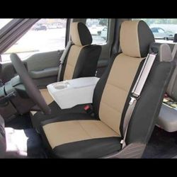Front Seat Cover Set For 2004-2008 Ford F-150 2 Door And Extended Cab
FRONT ONLY 
$60 Price Firm 

Hablo español 