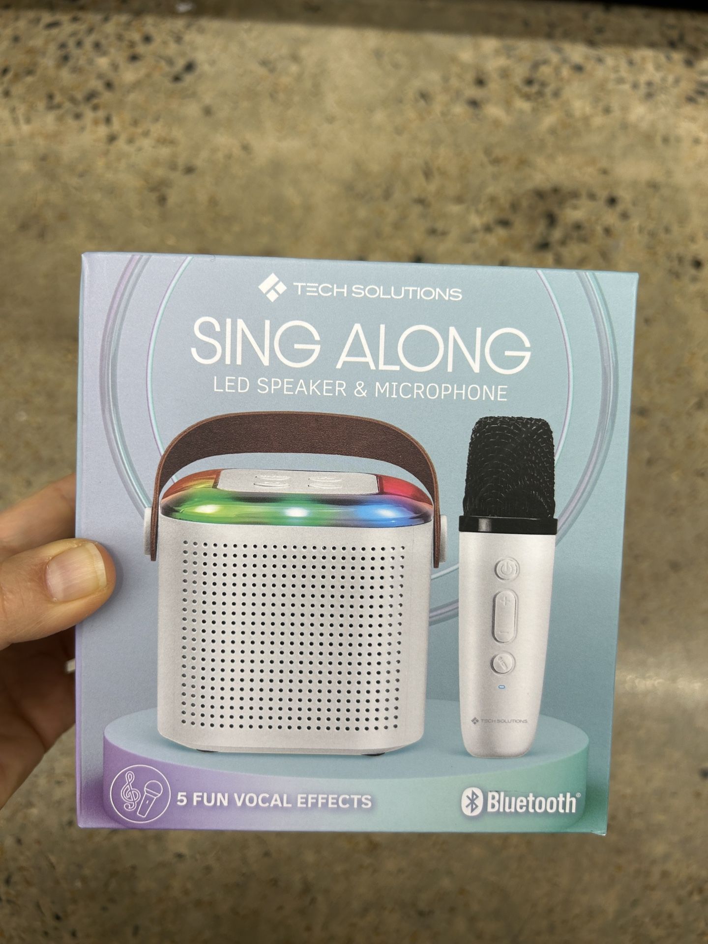NWT Sing Along LED Speaker & Microphone