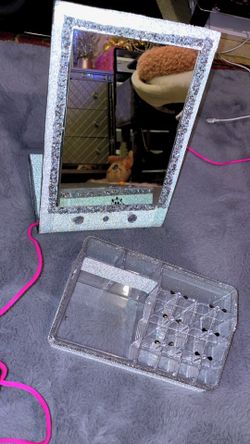 Mirror And Makeup Box