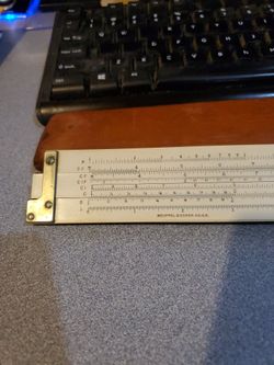 Keuffrl Esser Slide Rule With Sheeth
