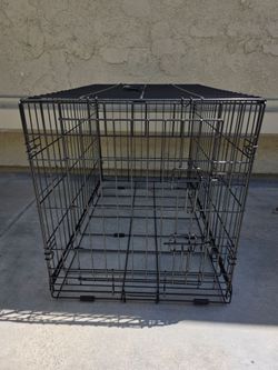 Medium Metal single Door Pet Crate Missing Tray