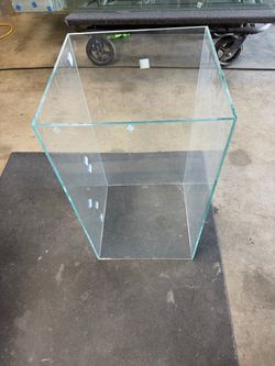14x14x36 glass display box