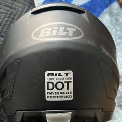 BiLT Dot Matte Black Bluetooth Helmet 