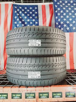 ✅ 2 USED TIRES 265 40 R20 GOODYEAR EAGLE SPORT ALL-SEASON  Ultra High Performance All-Season Tires 265/40R20