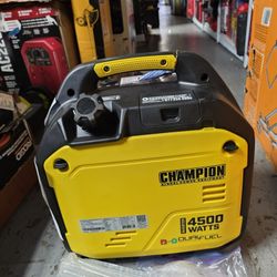 CHAMPION DUAL 4000-Watt RV Ready Portable Recoil Gasoline Inverter Generator with Quiet Technology and CO Shield