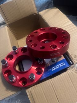 OMT 6x5.5 Wheel Spacers with 78.1mm Center Hub Bore, Set of 4 1.5 Inch Hubcentric Wheel Spacers with M14x1.5 Studs Compatible with Chevy Silverado GMC