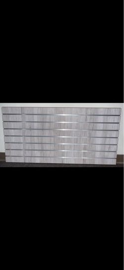 Barnwood Slatwall 2x4’ with metal inserts clearance