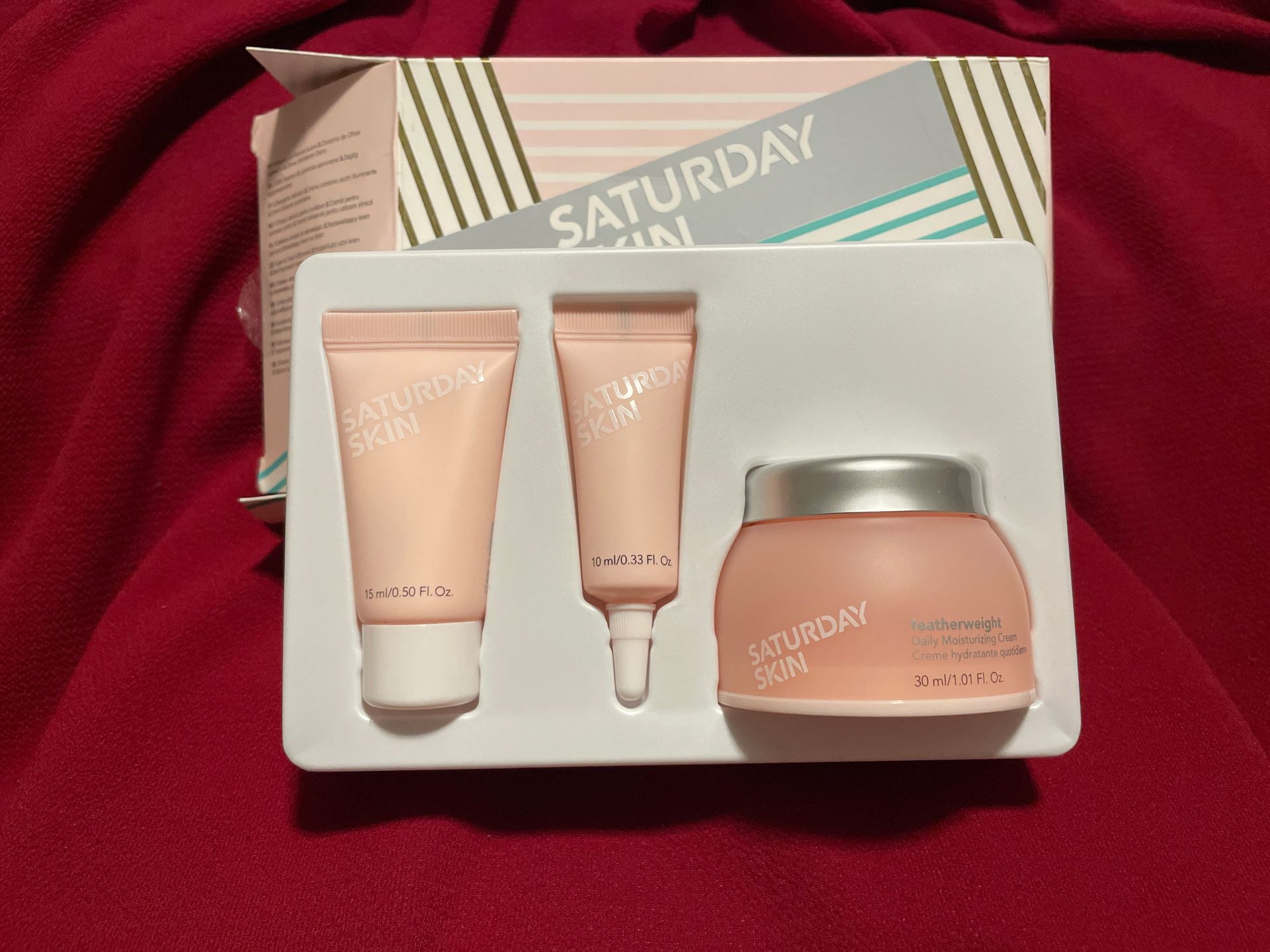 Brand New, Never Used- Saturday Skin mini trio