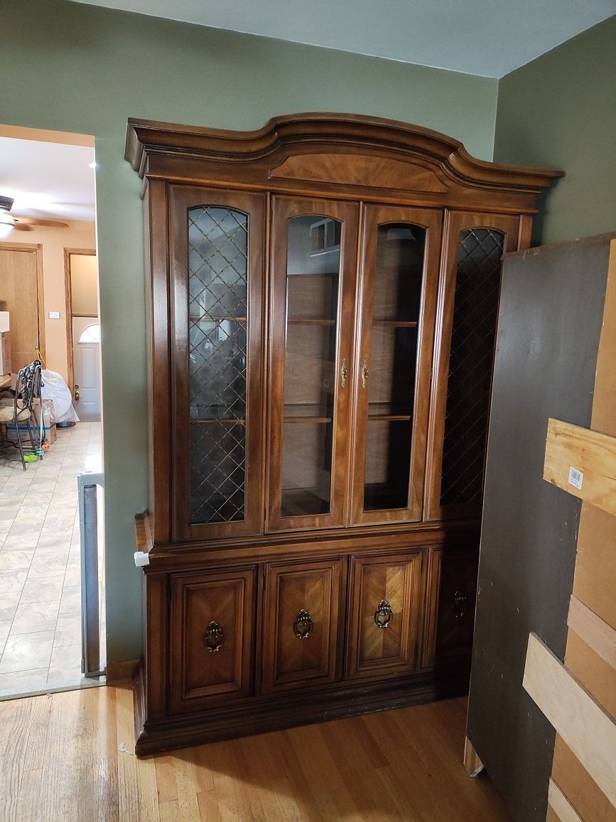 Wooden China Cabinet
