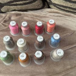 #  4 Embroidery Thread 12 Colors 