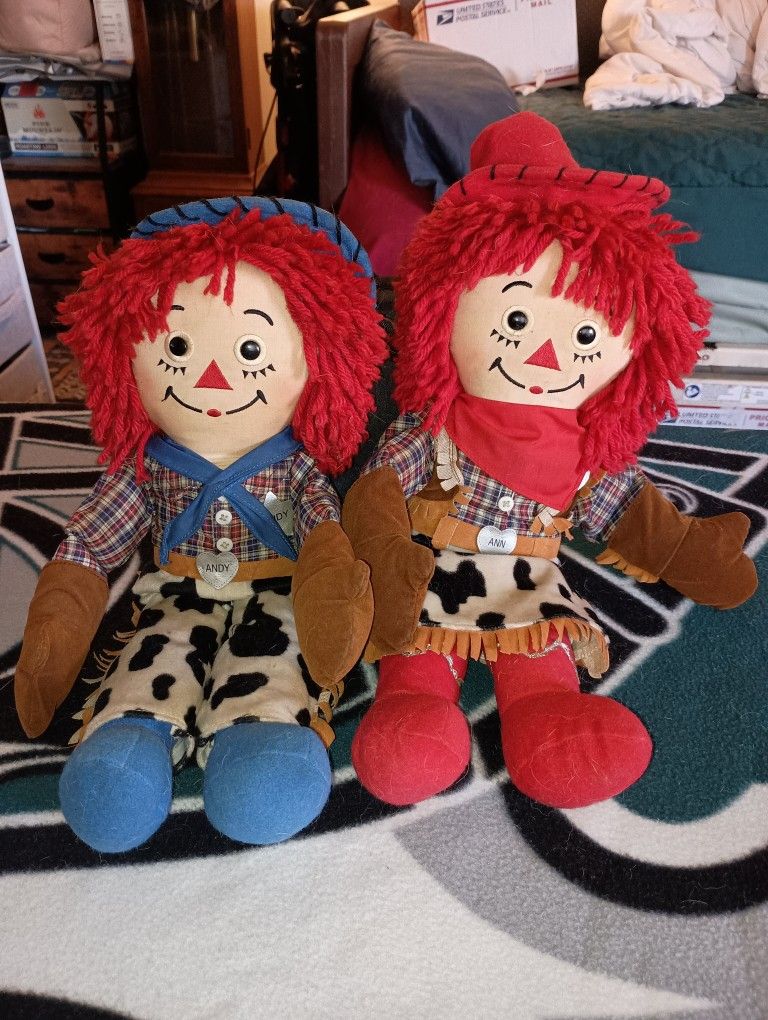 Raggedy Ann And Andy Dolls