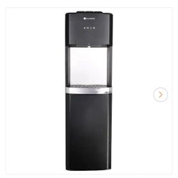 Glacier Bay Matte Black Stainless Steel Bottom Load Water Dispenser