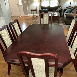 Dining room set with buffet