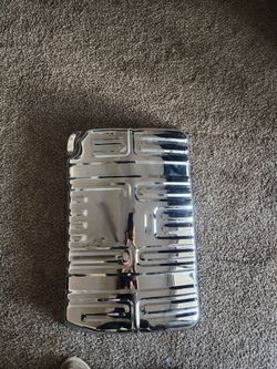 Chrome gas tank cover