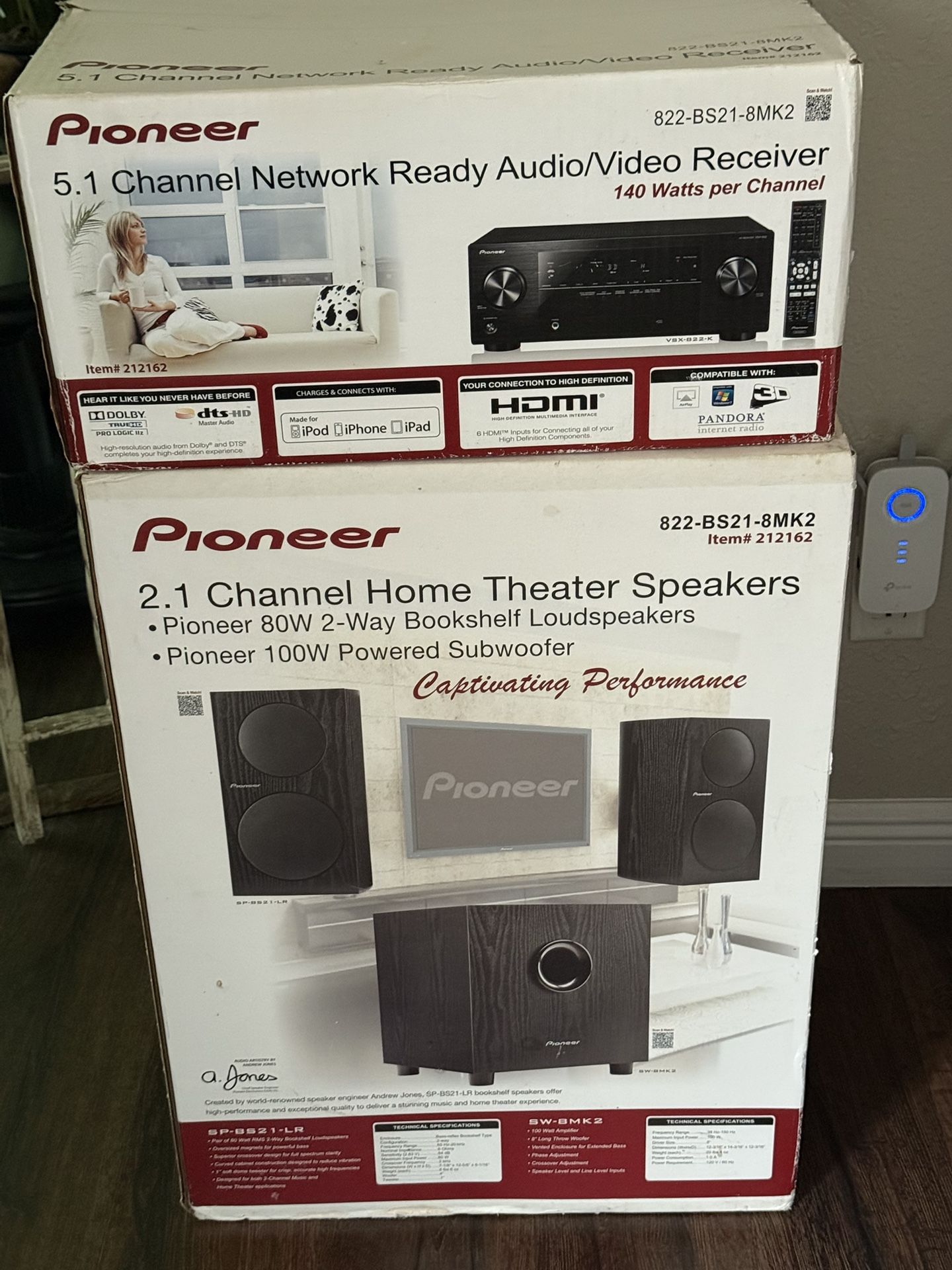 Stereo Receiver And speakers