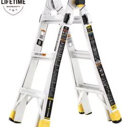 Gorilla Ladders
14 ft. Reach Aluminum Multi-Position Ladder with Tool Hangers, 300 lbs