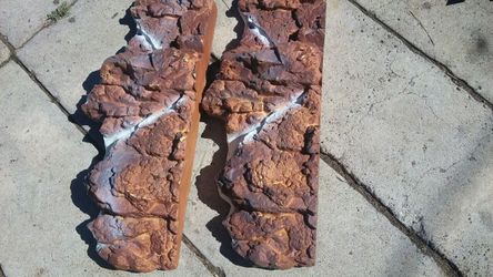 2 pieces of fake rock 24" inches long