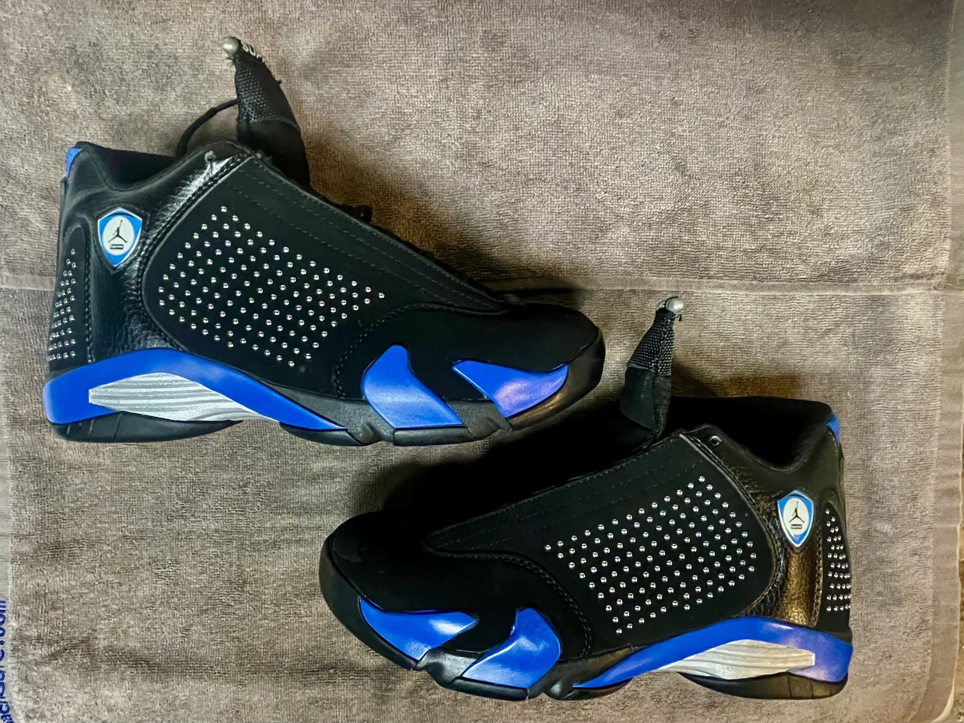 Supreme X Jordan 14 Retro “Black Varsity Royal”