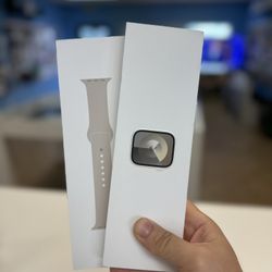 Apple Watch Series 9 LTE 45MM Starlight & Apple Care Till Feb 2025