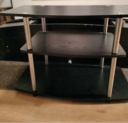 Console Table - 3-Tier Black