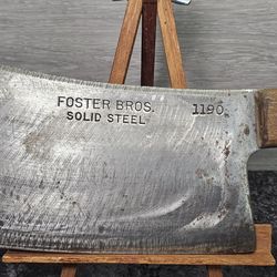 Vintage (1960's/70's) Foster Bros 1190 9" Meat Cleaver