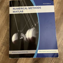 Numerical Methods MATLAB, 3rd Edition 