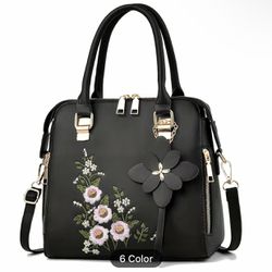 Women's Elegant Embroidered Tote Bag
