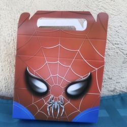 Spider-Man Birthday Party Favors Boxes 