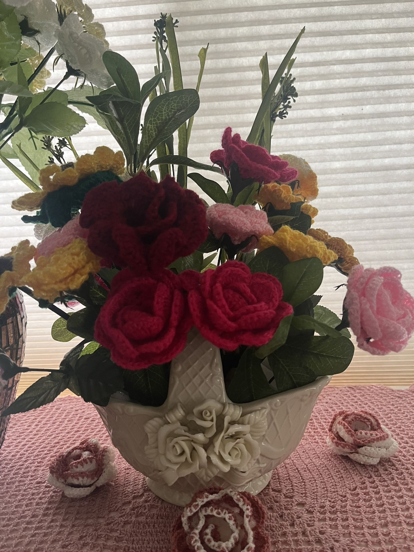 Crochet Hand Made Flowers