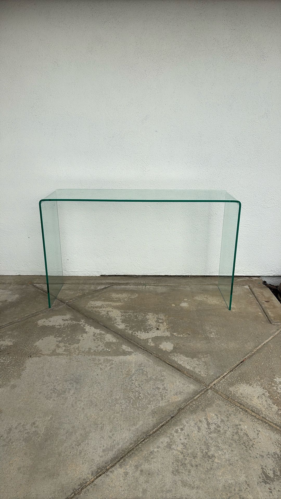Tempered Glass Console Table