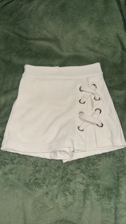 High-waisted skort - XS - White