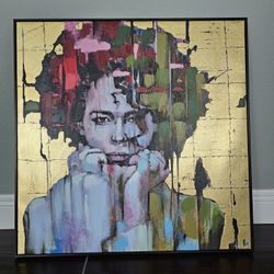 African American Woman Wall Art 29 X 29
