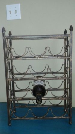 12 bottles wine rack